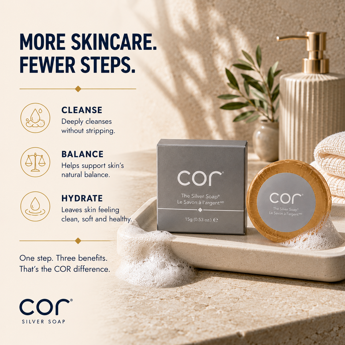 Cor Silver Soap | The Introduction | 15gm